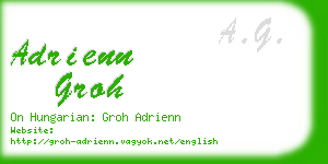 adrienn groh business card